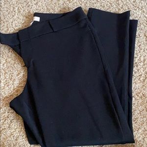 Black ponte skinny pant